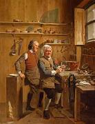 Johann Zoffany John Cuff and his assistant oil